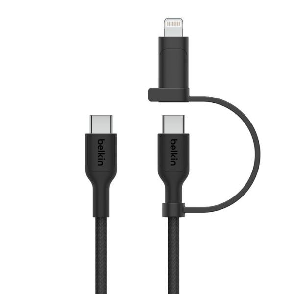 Belkin 2-in-1 Cable with USB-C and Lightning Adapter