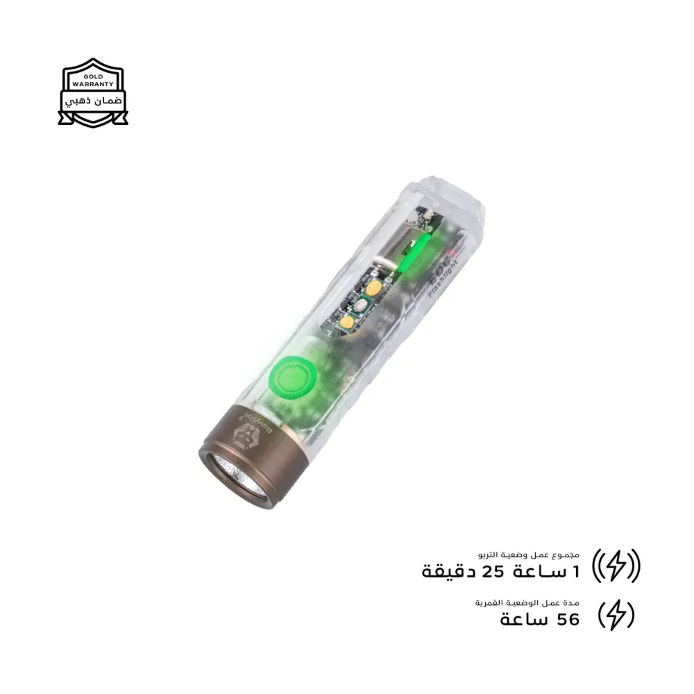 كشاف بحجم الاصبع بقوة ٦٥٠ لومن Rovyvone A6