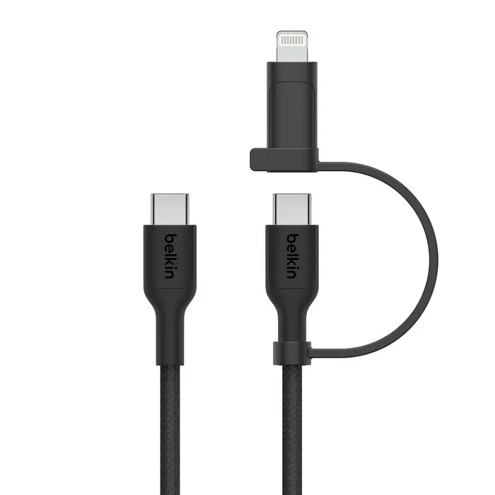 Belkin 2-in-1 Cable with USB-C and Lightning Adapter