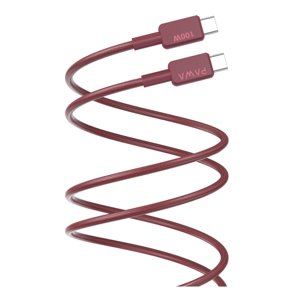 Pawa El-Claro Series Premium Braided Cable USB-C to USB-C 100W