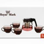 سخان مع اكواب طقم شاي رويال مارك